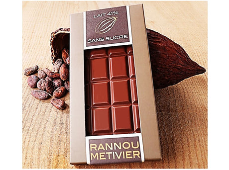 Chocolat Au Lait 41% De Cacao Sans Sucre