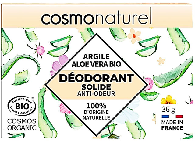 Deodorant Solide Anti-Odeur Alœ Vera Bio