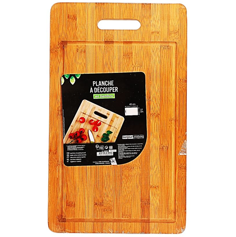 Planche a decouper bambou rectangulaire