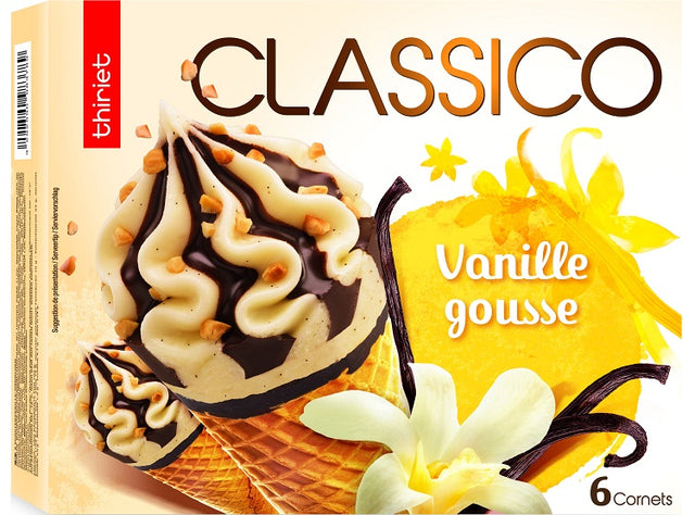6 Cornets Classico Vanille