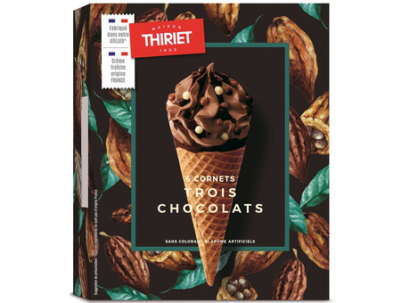6 Cornets Classico 3 Chocolats