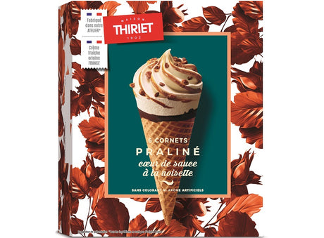 6 Cornets Praline Noisette