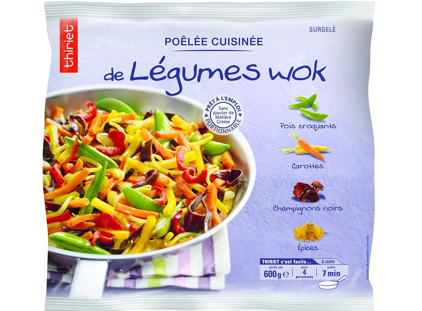 Poelee cuisinee de legumes wok