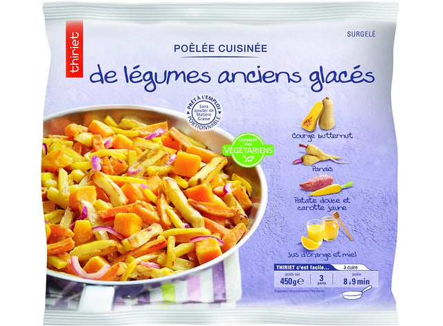Poelee De Legumes Anciens Glaces