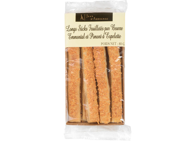 Longs Sticks Feuilletes Emmental/Piment Despelette
