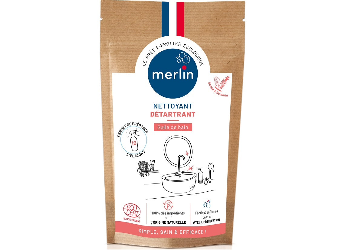 Recharge 10 flacons nettoyant detartrant sauge et romain