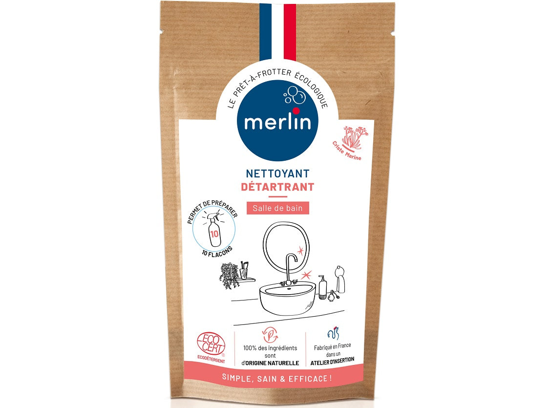 Recharge 10 flacons nettoyant detartrant criste marine