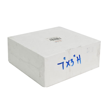 STYROFOAM CAKE SQUARE 7" X 3"H (#201898)
