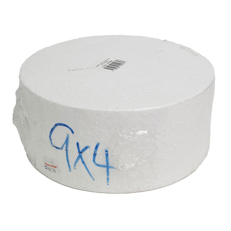 STYROFOAM CAKE ROUND 9" X 4" (#201905)