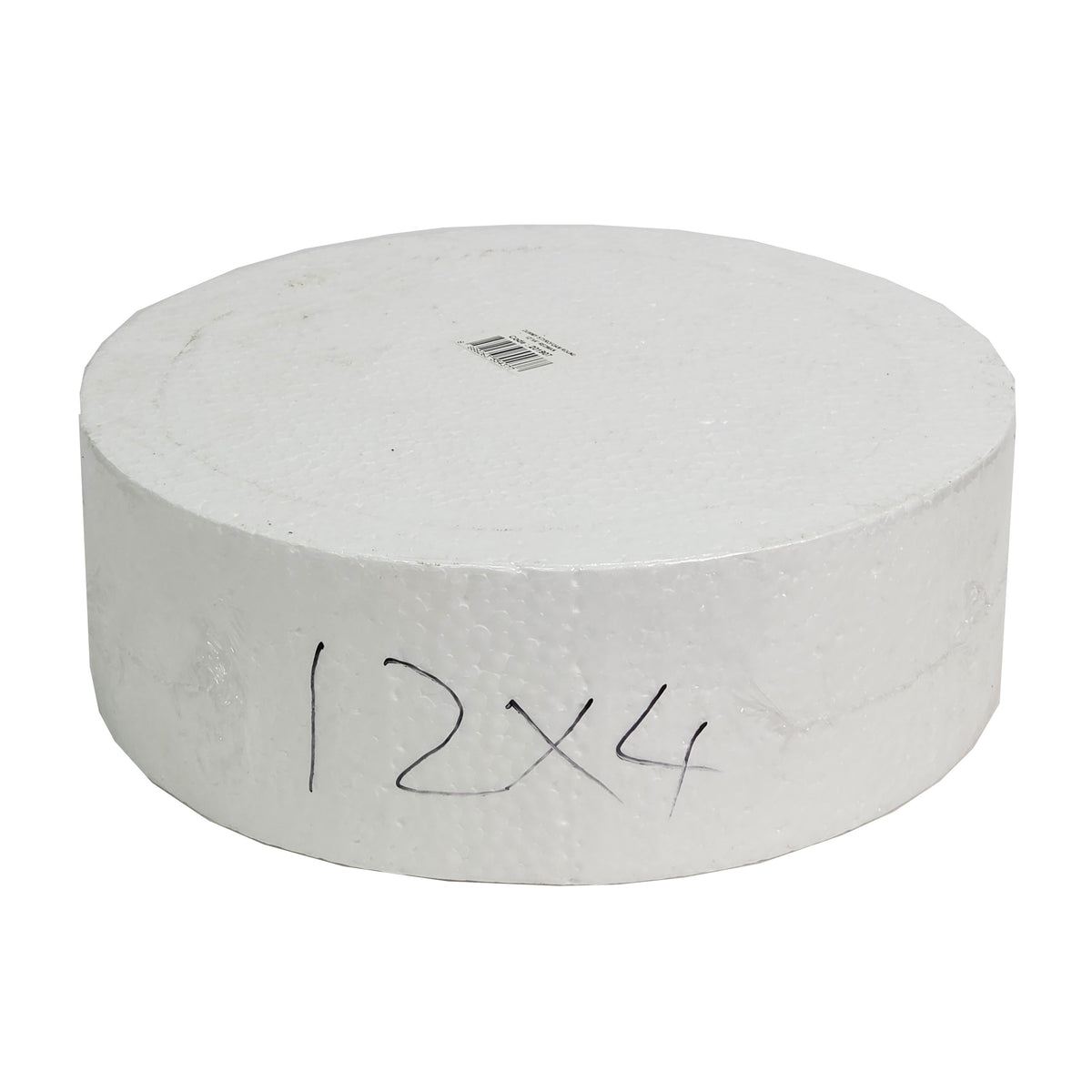 STYROFOAM CAKE ROUND 12" X 4" (#201907)