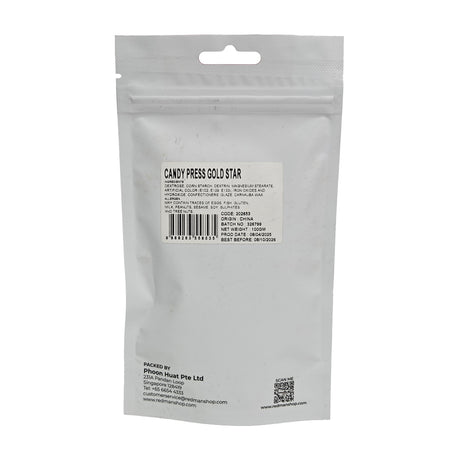GOLD STAR PRESSED CANDY SPRINKLES 100G (#202653)