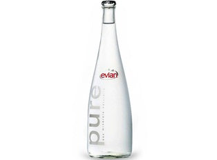 Evian Bouteille Verre