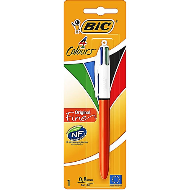 Stylo A Bille 4 Couleurs - Loriginal Pointe Fine