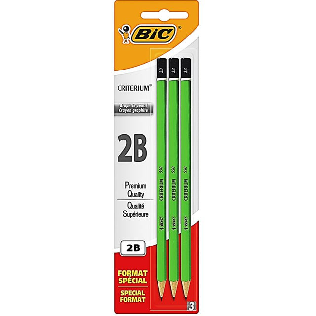 3 Crayons Graphite 2B Criterium