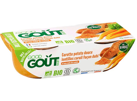Carotte Patate Douce Lentille Corail Facon Dahl Bio