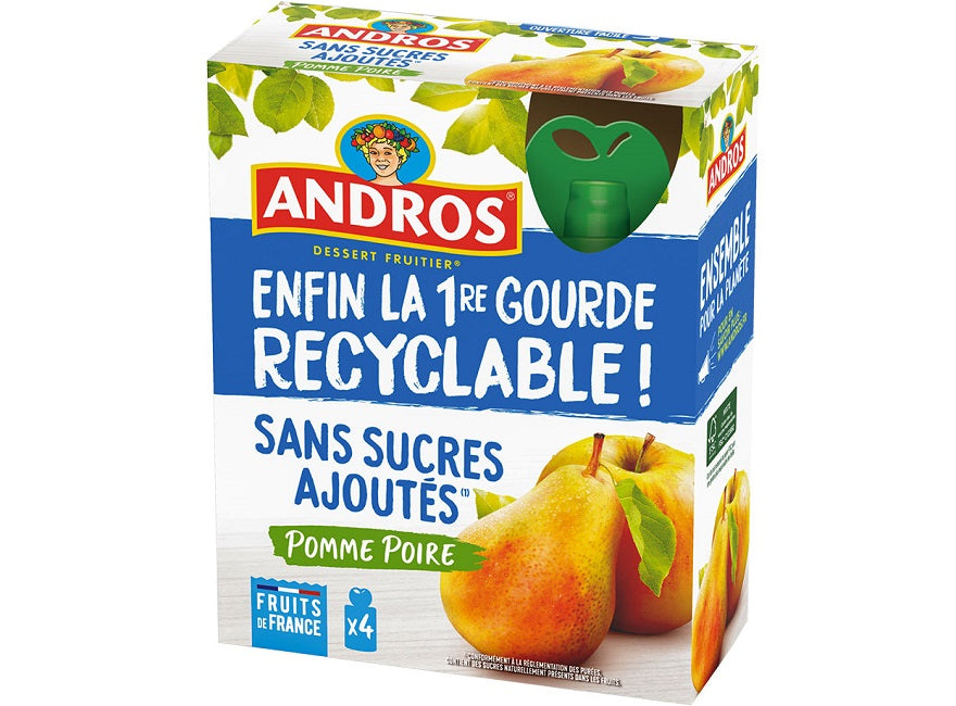 Gourdes Pomme Poire Sans Sucres Ajoutes
