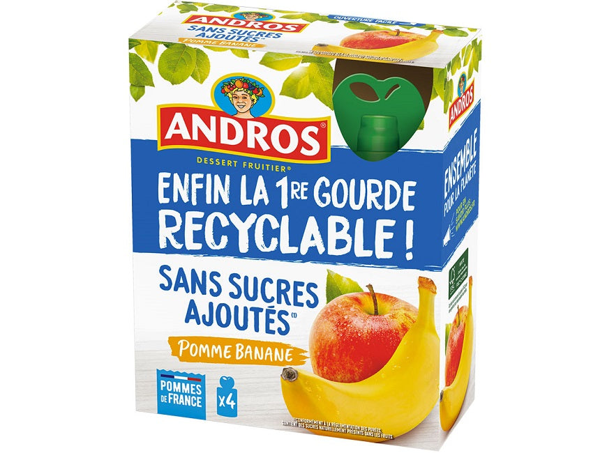 Gourdes Pomme Banane Sans Sucres Ajoutes