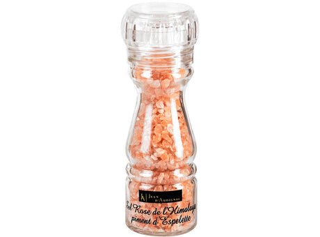 Moulin Sel Rose De Lhimalaya Et Piment Despelette