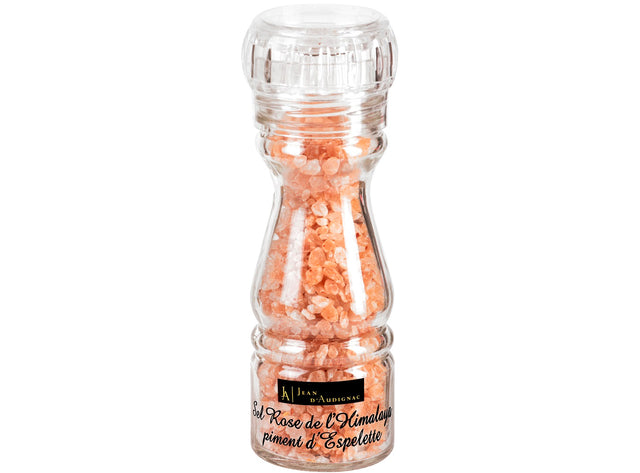 Moulin Sel Rose De Lhimalaya Et Piment Despelette