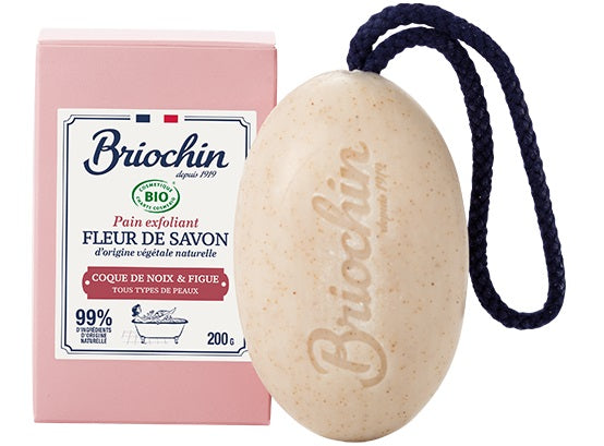Savon de douche solide coque de noix et figue BIO
