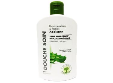 Douche soin aux extraits d’aloe vera