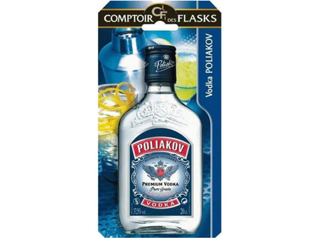 Vodka Pure Grain Triple Distilled Poliakov, Blister