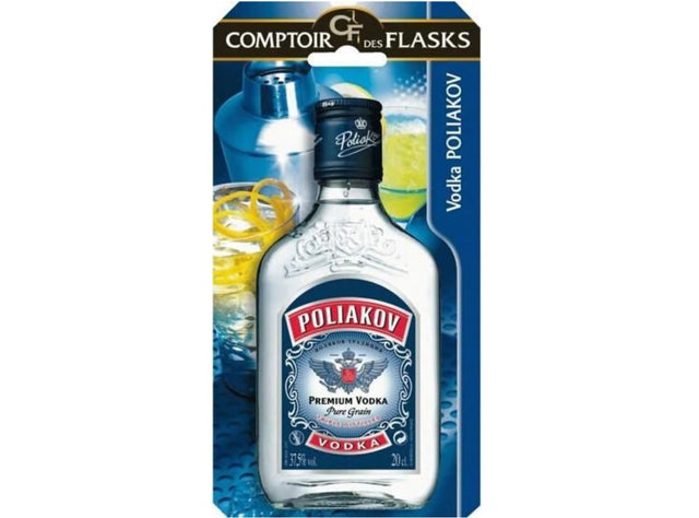 Vodka Pure Grain Triple Distilled Poliakov, Blister