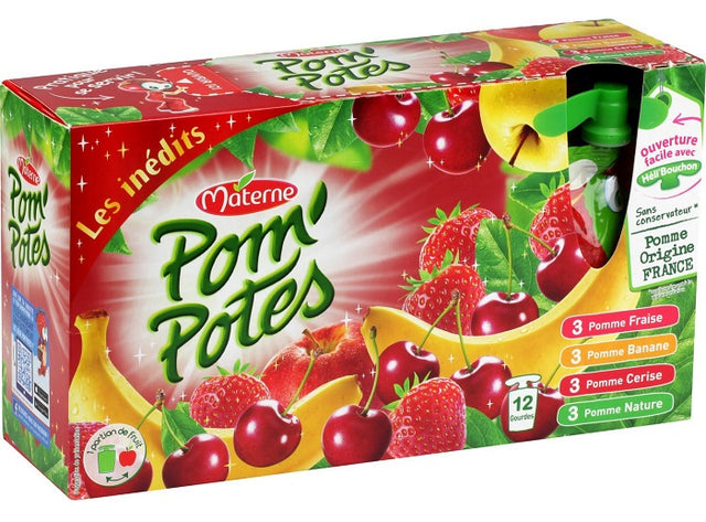 Pompotes Assortiment De Compotes En Gourde