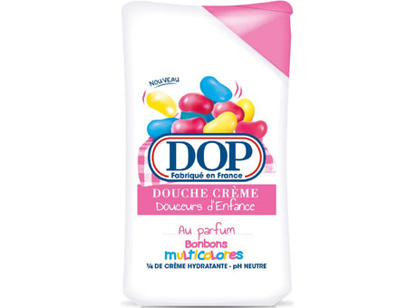 Douche creme douceurs d’enfance bonbons multicolores