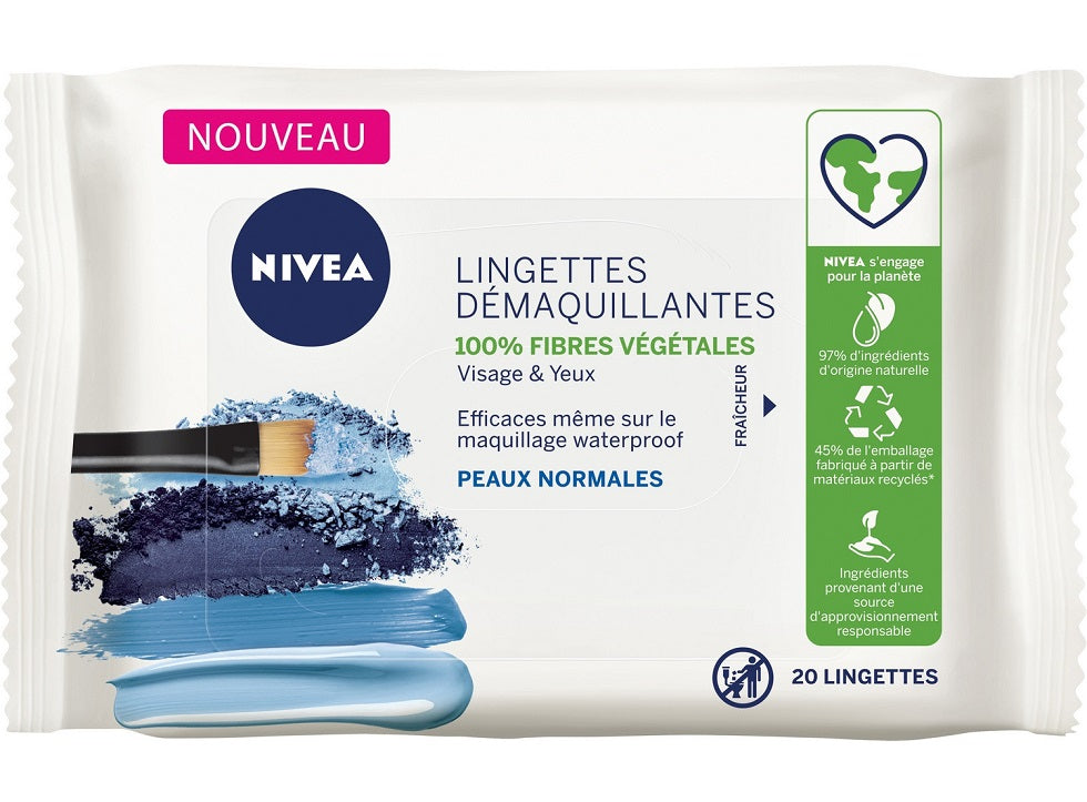 Lingettes Demaquillantes Visage Et Yeux Peaux Normales