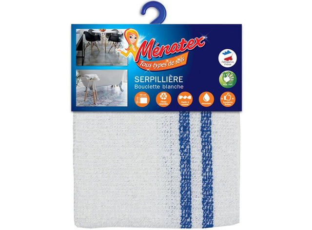 Serpilliere Bouclette Blanche