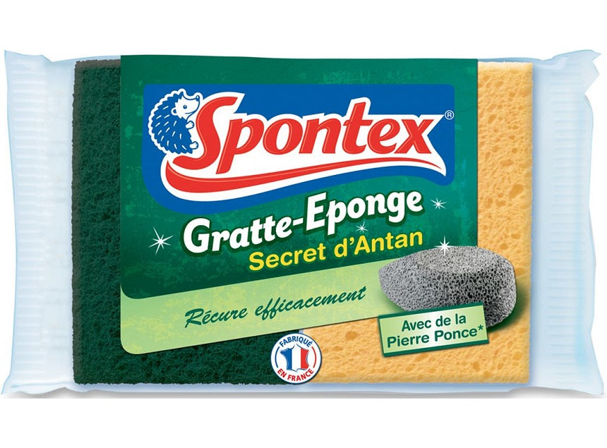 Eponges Grattantes Secret Dantan Avec De La Pierre Ponce