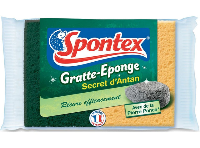 Eponges Grattantes Secret Dantan Avec De La Pierre Ponce
