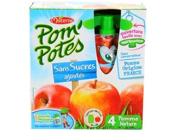 Pompotes Gourdes Pomme Sans Sucres Ajoutes