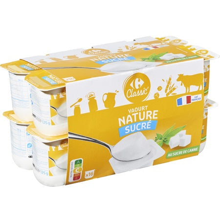 Yaourt Nature Sucre Au Sucre De Canne