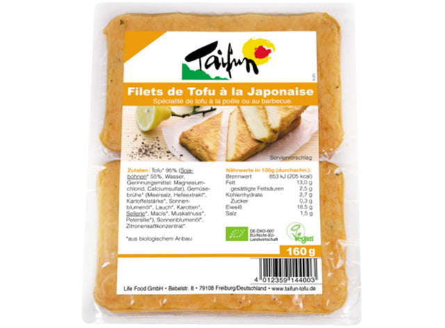 Filets De Tofu A La Japonaise Bio