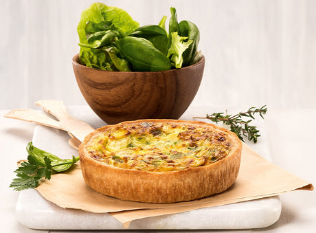 Quiche Poireau Parmesan