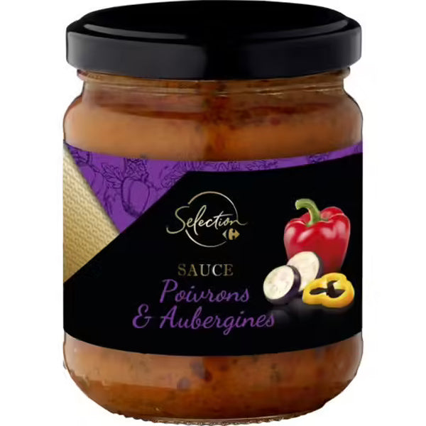 Sauce Cuisinee Aux Poivrons Aubergines
