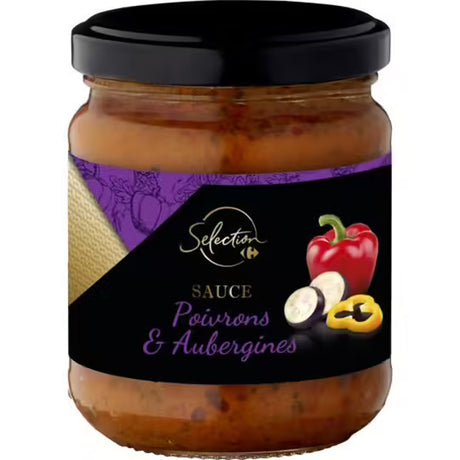Sauce Cuisinee Aux Poivrons Aubergines