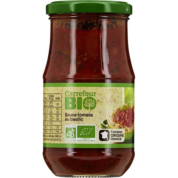 Sauce Tomate Au Basilic Bio
