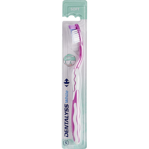 Brosse a dents blancheur rose souple