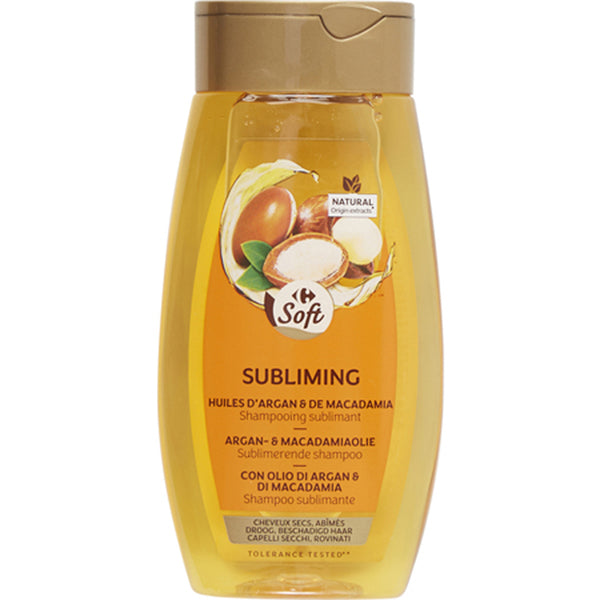 Shampooing huile d’argan et macadamia cheveux secs