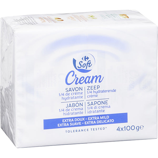Savon 1/4 de creme hydratante extra doux