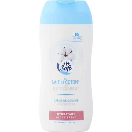 Gel douche hydratant lait de coton