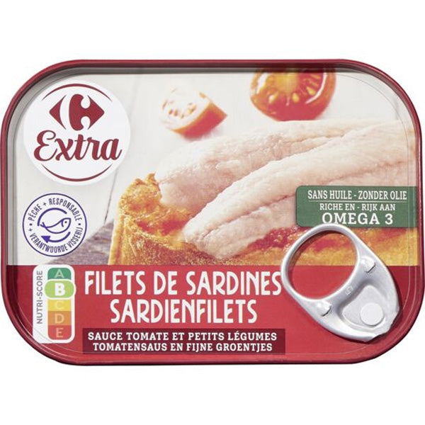 Filets De Sardines A La Tomate, Sans Aretes