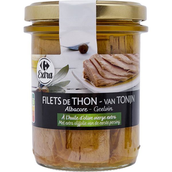 Filets De Thon Albacore A Lhuile Dolive Vierge Extra