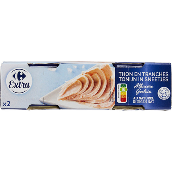 Thon Albacore En Tranches Au Naturel