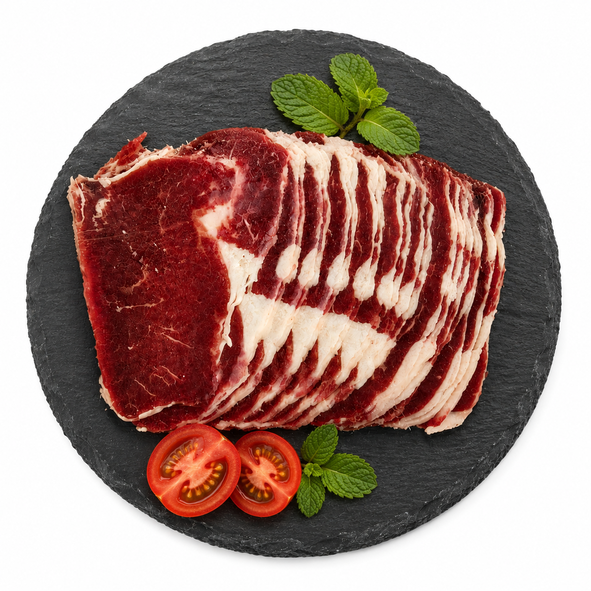 AUST BEEF RIBEYE ANGUS GRASS FED SHABU FRZ 300G (#81217)