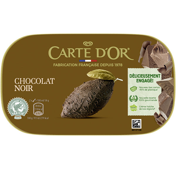 Creme Glacee Au Chocolat Noir