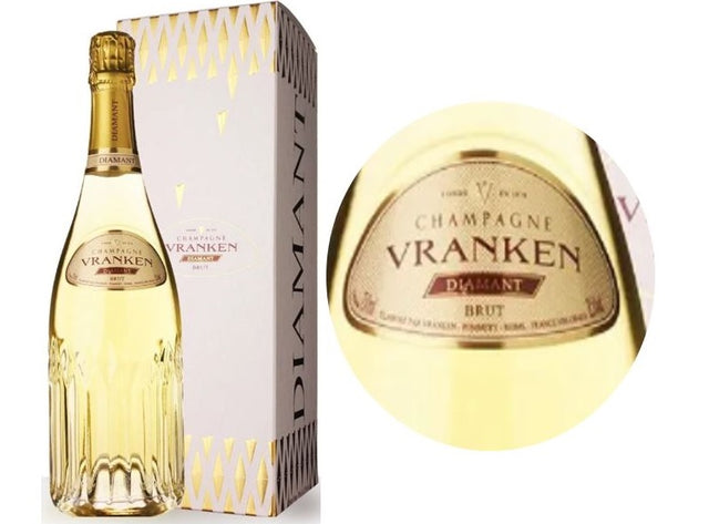 Champagne Vranken Diamant Brut Avec Etui Blanc